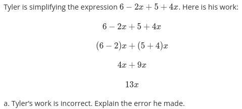 I am unable to figure out how Tyler is incorrect-example-1