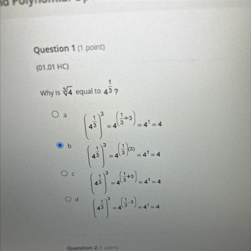 Why is 3 root square 4 equal to 4 1/3?-example-1