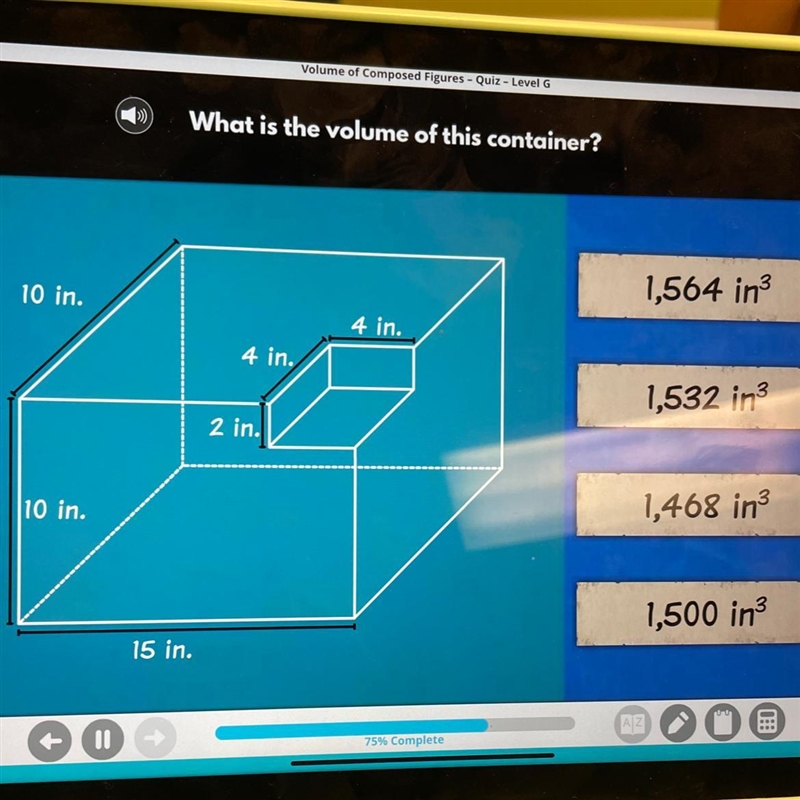 What's the volume of this container (QUICK)-example-1