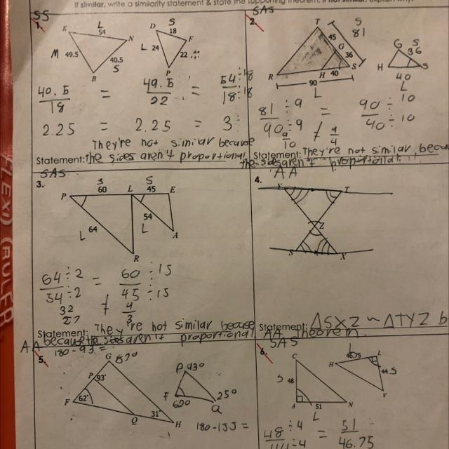 I’m wondering why my teacher marked me wrong on these two problems. Was there something-example-1