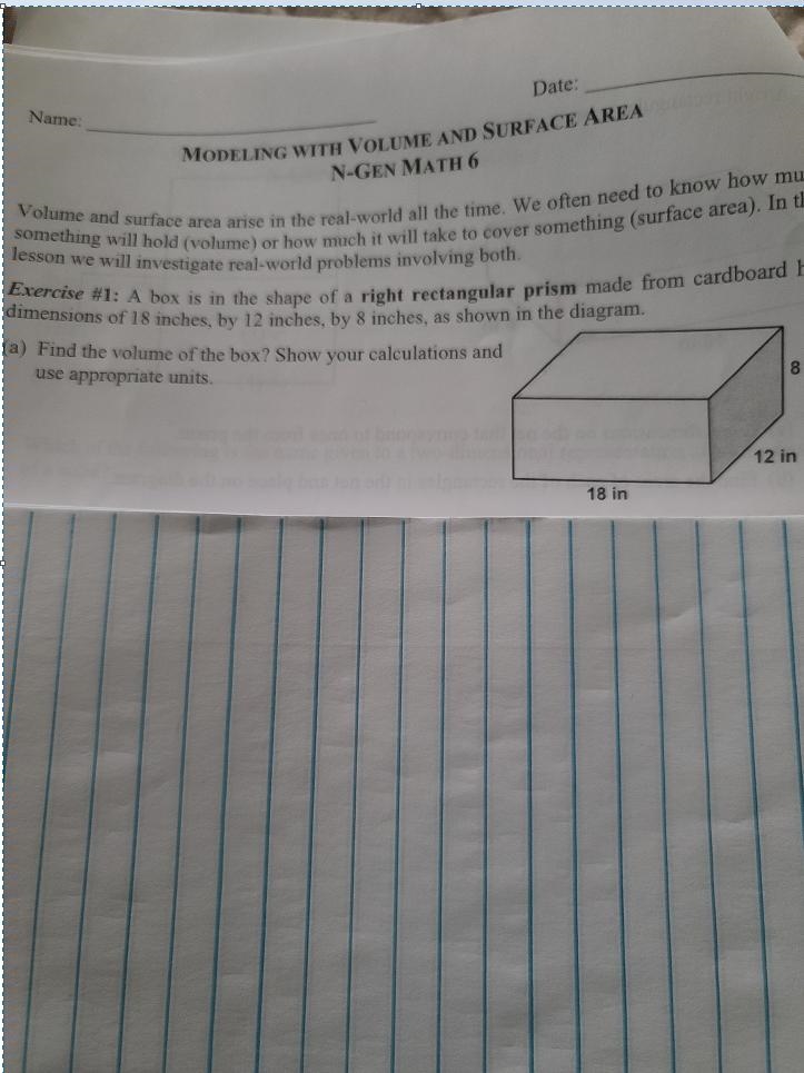 A box is in the shape of a right rectangular prism made from cardboard has dimensions-example-1