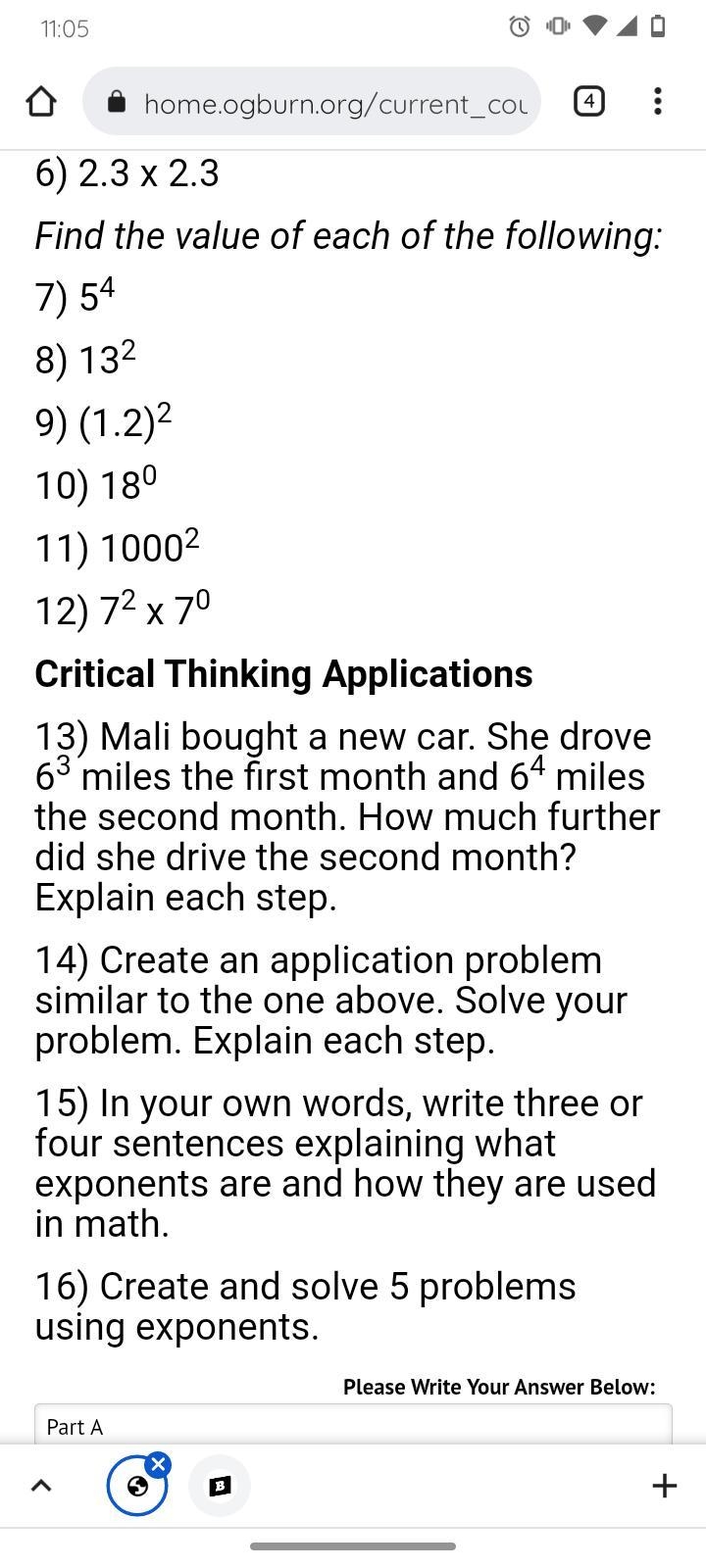 Find the value of each of the following:7 to 12-example-1