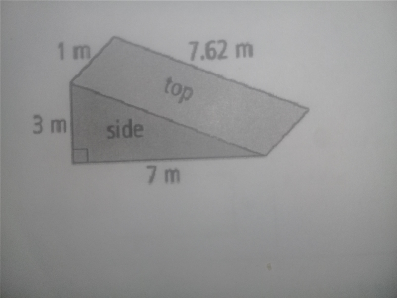 The 3-D object shown below is a loading ramp. Find the total surface area-example-1