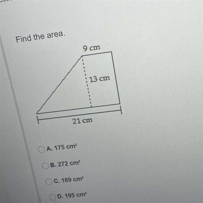 Find the area of the figure-example-1