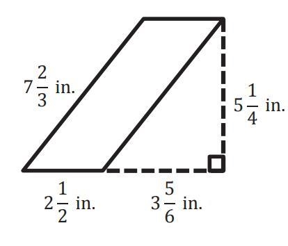 1. Find the area of the parallelogram.-example-1