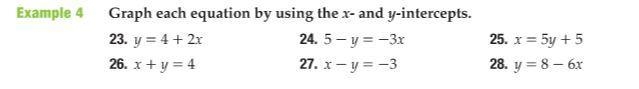 Could you help me how to solve this equations to be able to graph them? #24&28-example-1