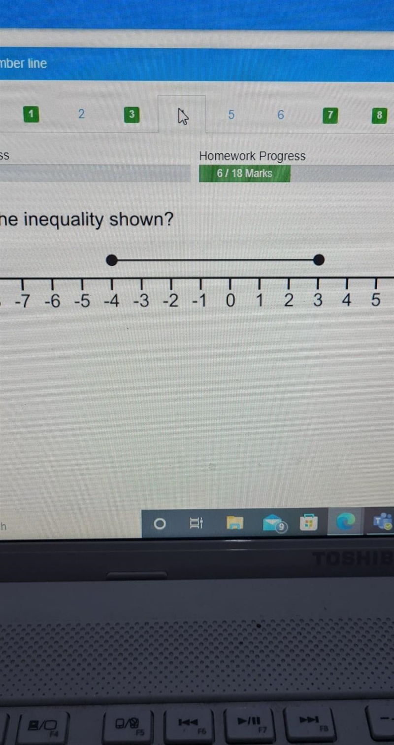 What is the inequality shown​-example-1