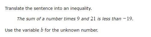 Write this sentence as an inequality-example-1