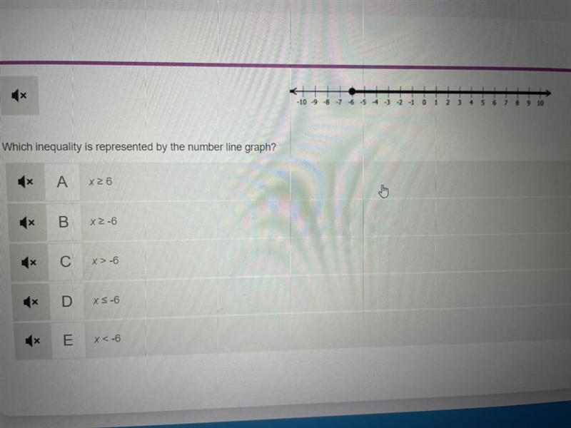 Witch inequality is represented by the number line graph?-example-1