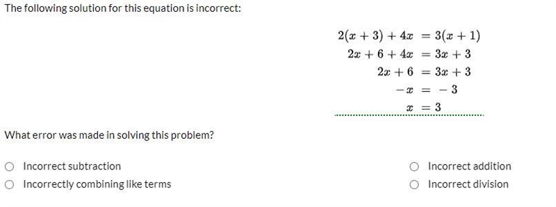 What error was made in solving this problem?-example-1