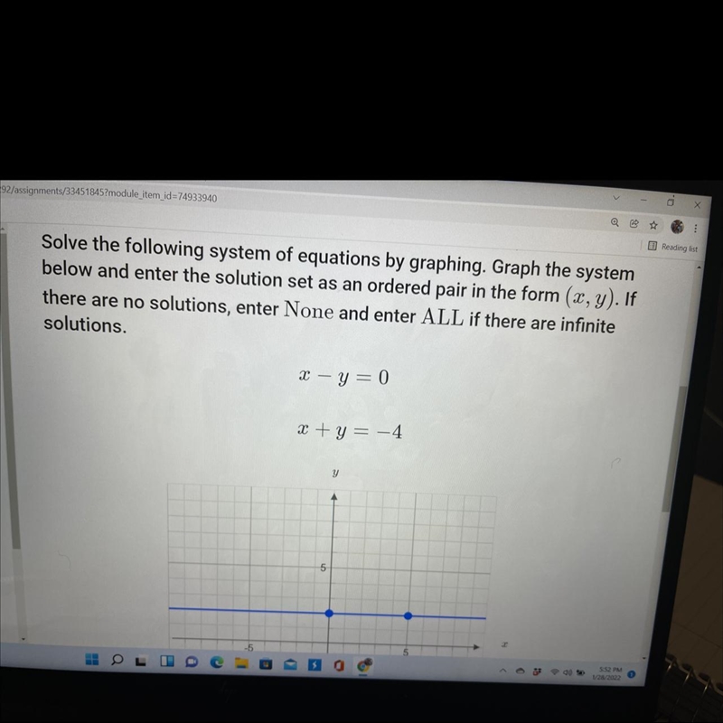 X - y = 0X + y = - 4-example-1