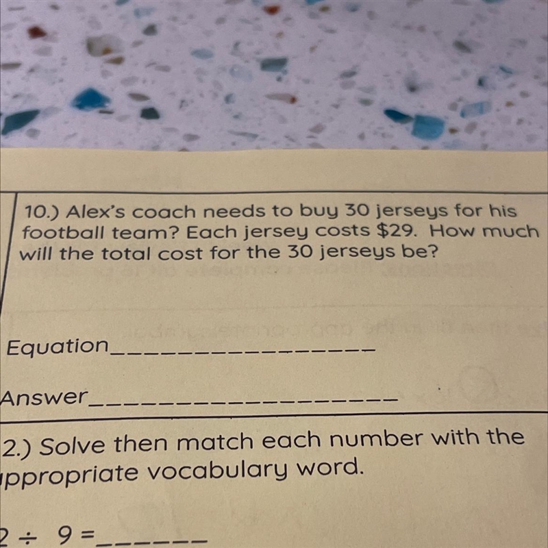 Alex’s coach needs to buy 30 jersey costs $29. How much will the total cost for the-example-1