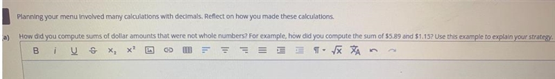 How do you compute some of dollar amounts that were not whole numbers for example-example-1