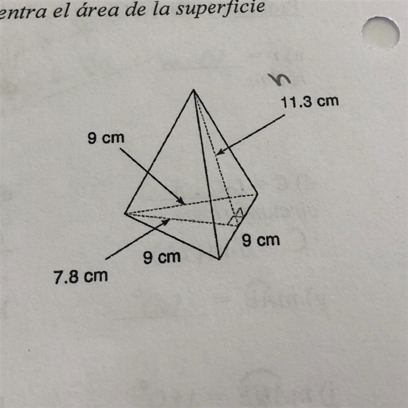 11.3 9 9 9 7.8 surface area of triangular prism-example-1