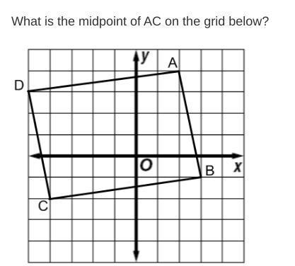 What is the midpoint of AC on the grid below?-example-1