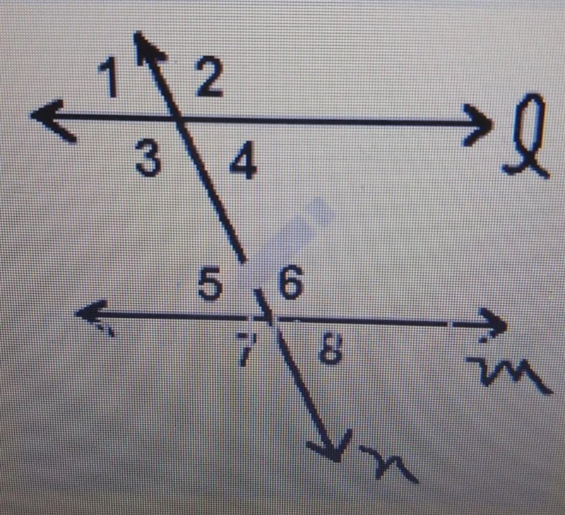 help giving beainliestlist the pairs of alternate interior angles in the picture below-example-1