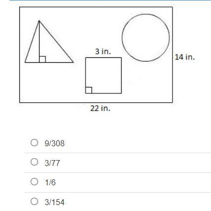 What is the probability that a point chosen randomly inside the rectangle is in the-example-1