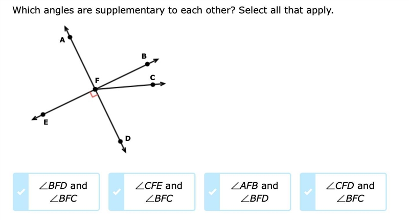 Which angles are supplementary?-example-1