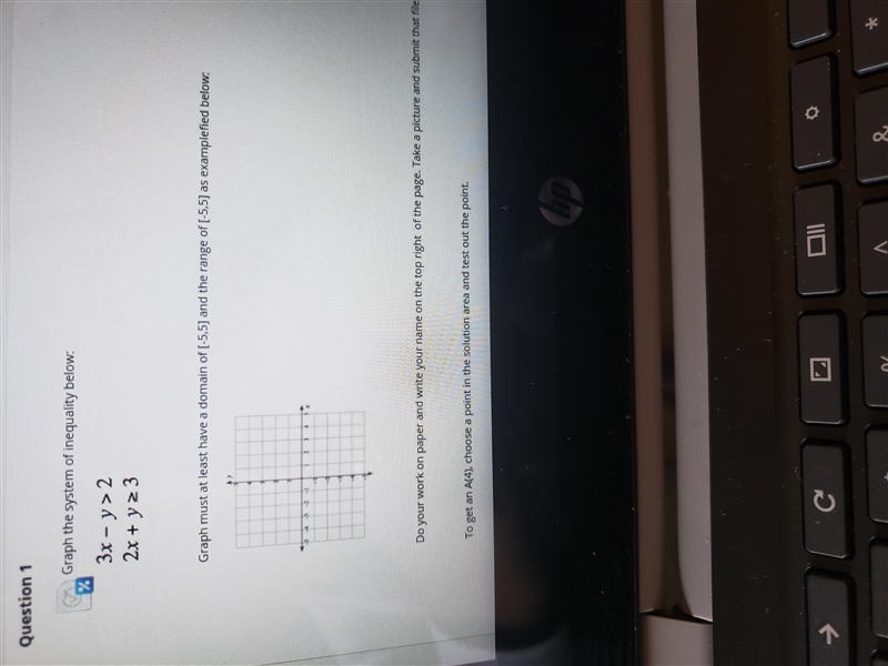 How to solve inequality 3x - y > 2 2x + y > 3-example-1