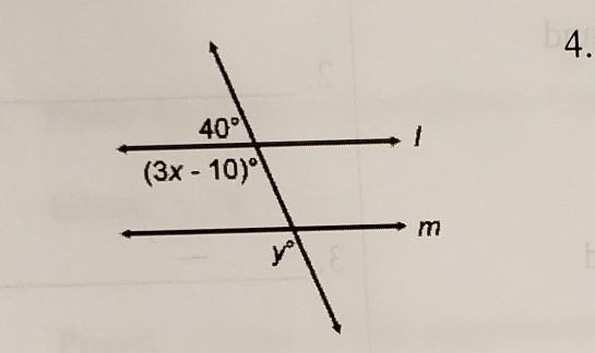 Find the value of x (and y) if you know L||m ​-example-1