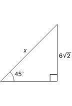 What is the value of x? 3 12 6√2 6-example-1