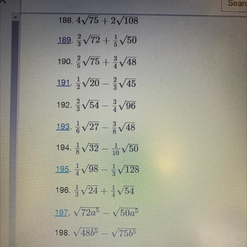 Add and subtract square roots that need simplification Number 194-example-1