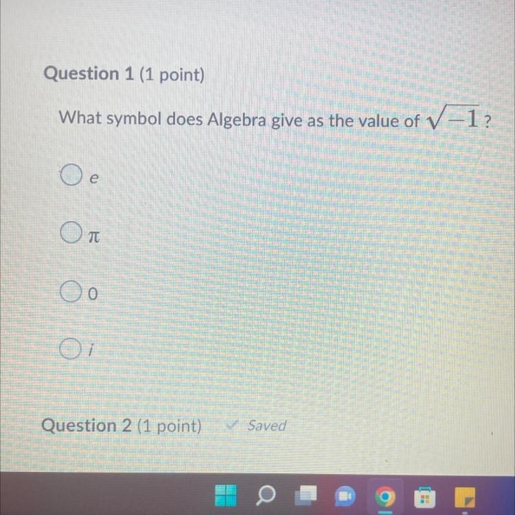 What does this symbol does algebra give as the value of?…….-example-1