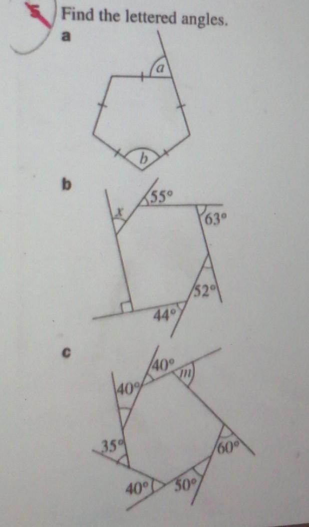 Find the lettered angles.​-example-1