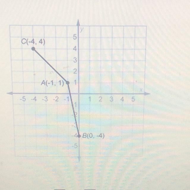 Which of the following statements about AB and AC is true? C44) A(-11) -5 3 3 4 5 BIO-example-1