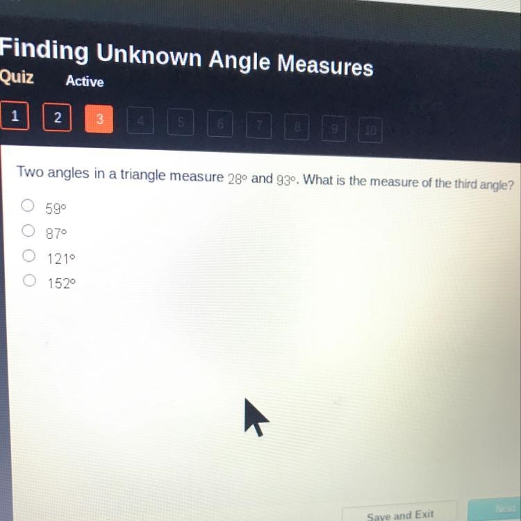 Two angles in a triangle measures 20° and 90° what is the measure of the third triangle-example-1