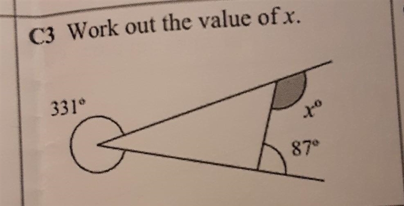 Someone help me find the value of x! due tomorrow​-example-1