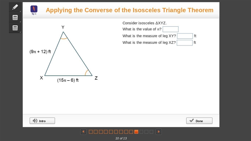 Consider isosceles ΔXYZ.-example-1