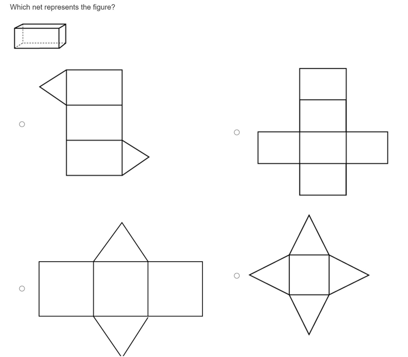 Please help solving this ! Which net represents the figure?-example-1