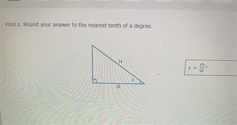 Solve for x as well as rounding to nearest tenth please<3-example-1