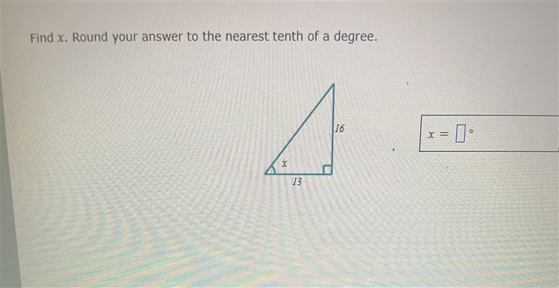 Solve for x as well as rounding to nearest tenth please<3-example-2