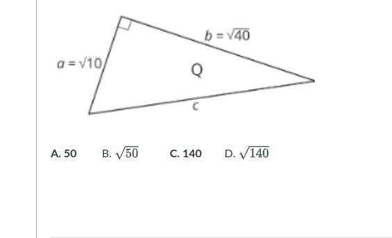 Find c. Select the letter of the solution.-example-1