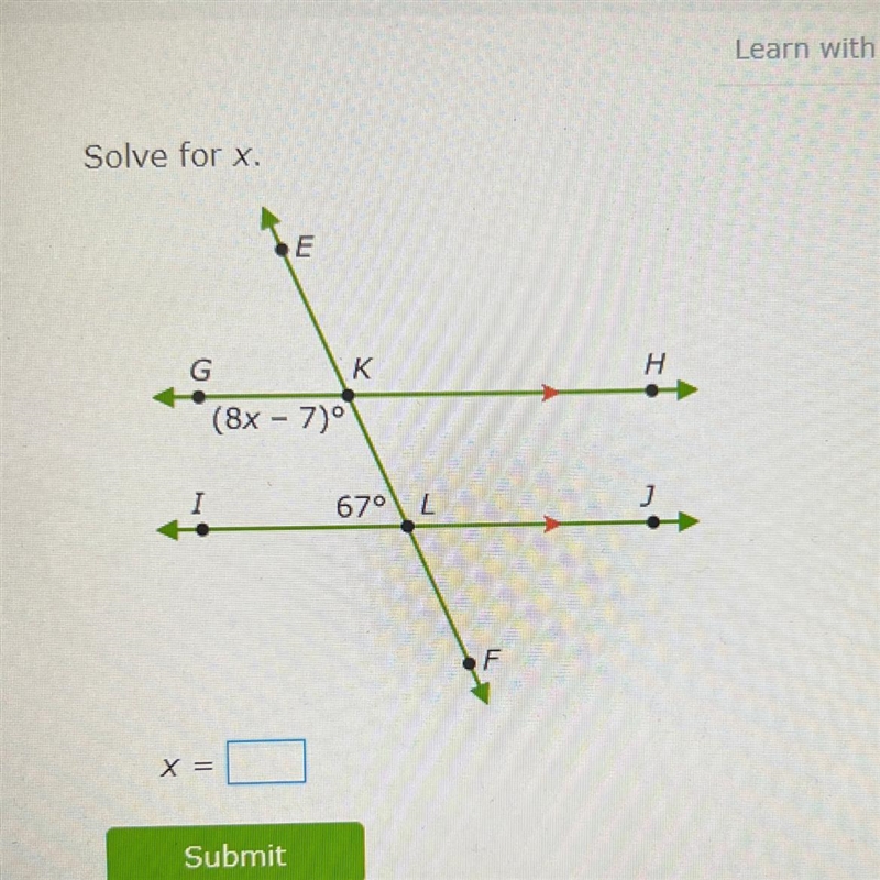 Solve for x someone help me please-example-1