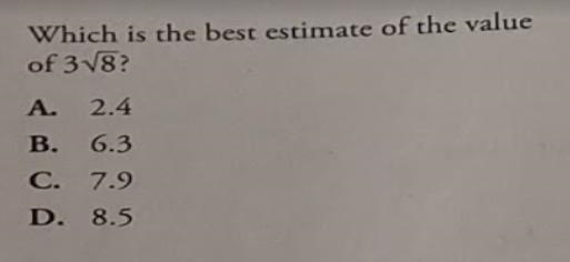 What is the best estimate-example-1