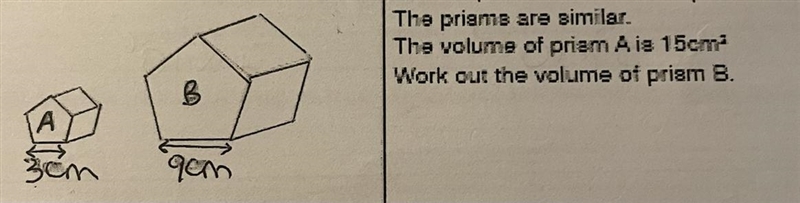 Volume of a prism. (This is quite easy I’m just not good as this stuff.)-example-1