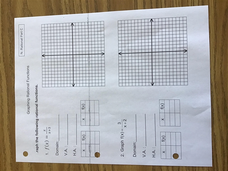 Algebra 2 I need help with this worksheet and if you can explain your answers because-example-2