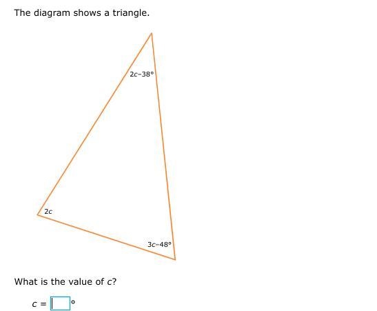 The diagram shows a triangle.-example-1