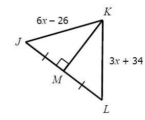 Q1: Find JK in picture 1 A. 14 B. 20 C. 20.7 D. 94 Q2: Find AB in picture 2 A. 4 B-example-1