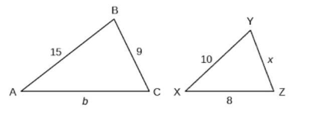 I have no idea how to solve this problem, could someone help me?△ABC∼△XYZ. Find the-example-1