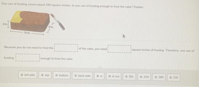 Can someone help me with this question? I need help ASAP ⚠️⚠️ One can of frosting-example-1