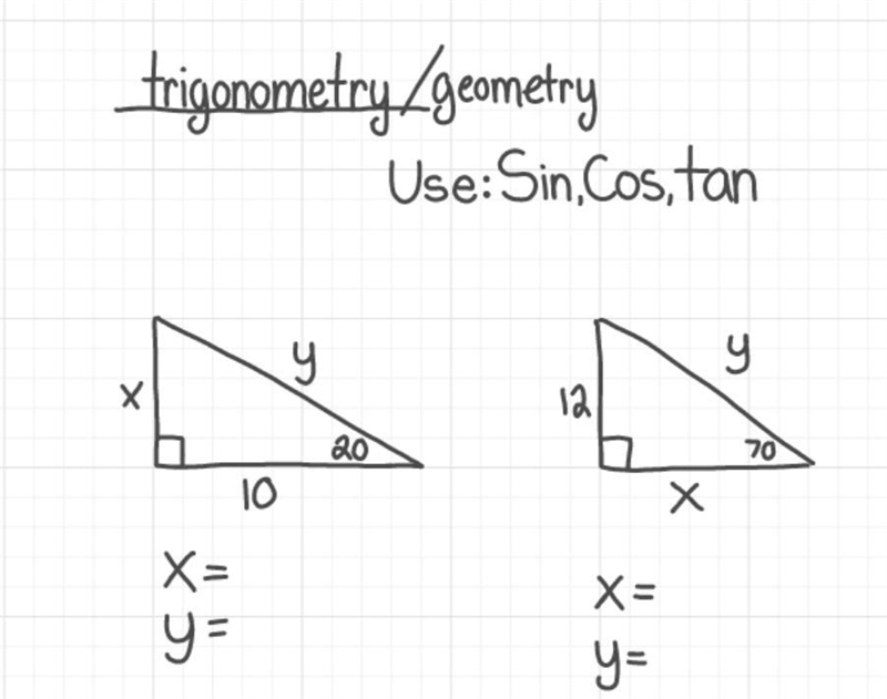 Please help me out with these two problems find X and Y-example-1