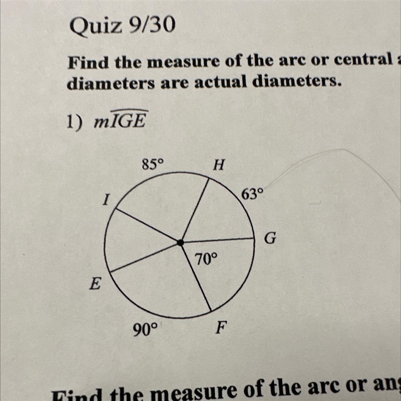 Find the arc IGE please-example-1