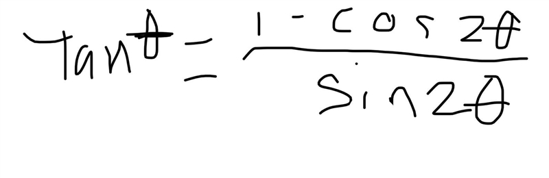 How can I solve this trig identity manipulating tan instead of the right side?-example-1