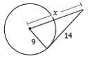 Find the value of x. Round your answer to the nearest tenth.-example-1