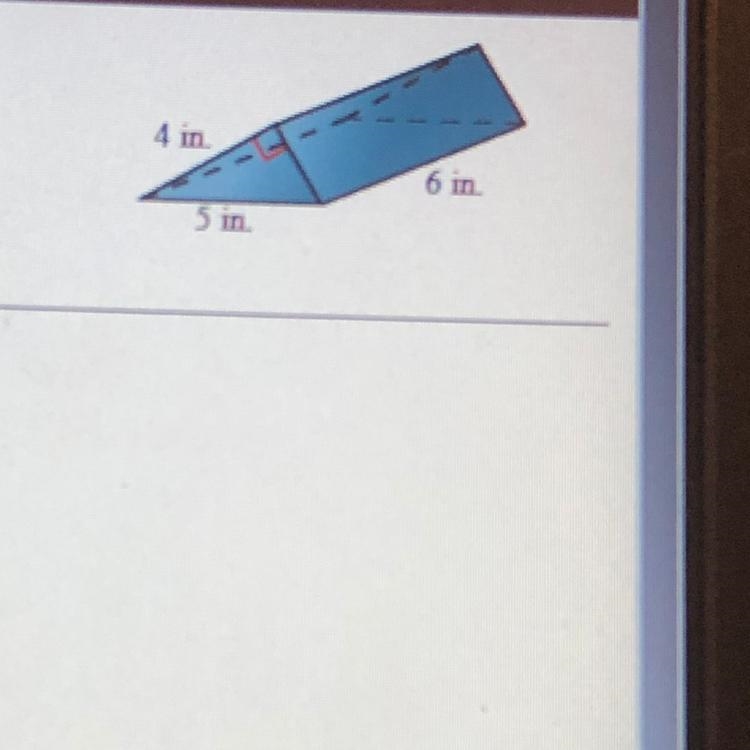 What is the lateral area of the prism? What is the surface area of the prism?-example-1