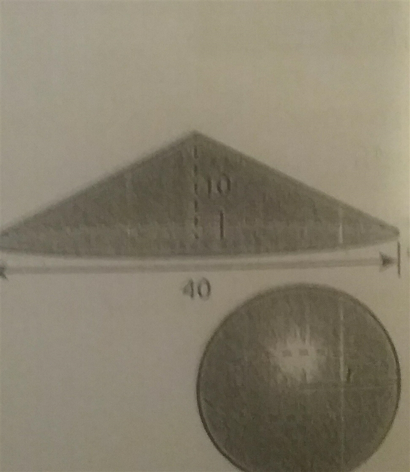 The cone and sphere have equal volumes. what is the radius of the sphere? show your-example-1